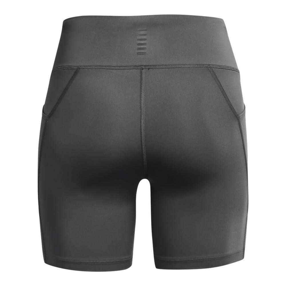 Grey - Back - Under Armour Womens-Ladies Launch Shorts