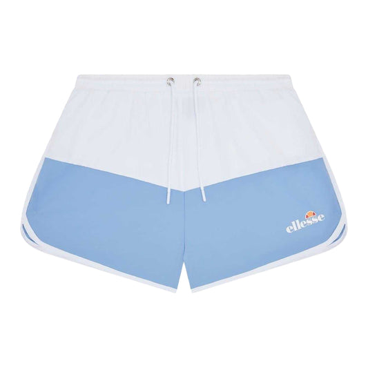 White - Front - Ellesse Mens Colour Block Swim Shorts