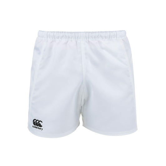 White - Front - Canterbury Mens Advantage Rugby Shorts