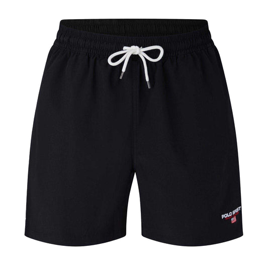 Black - Front - Ralph Lauren Mens Polo Swim Shorts