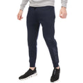 Navy - Front - DKNY Mens Fleece Tonal Logo Jogging Bottoms