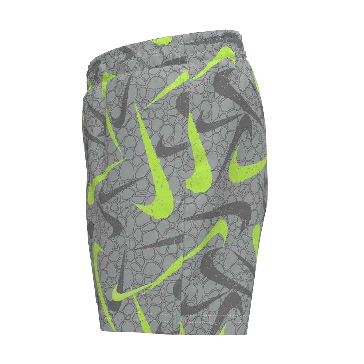 Wolf Grey - Side - Nike Boys Patterned Swimming Swim Shorts