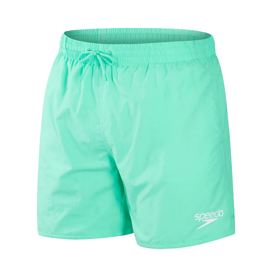 Green - Front - Speedo Mens Essential Logo Swimming Swim Shorts