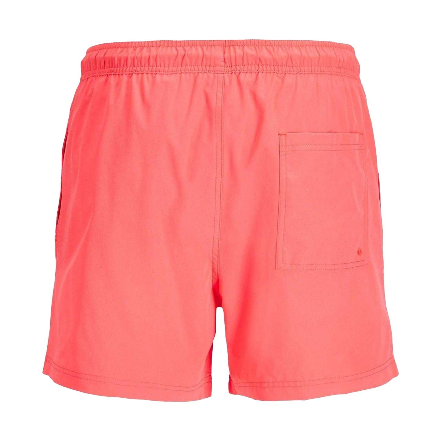 Hot Coral - Back - Jack And Jones Mens Swim Shorts