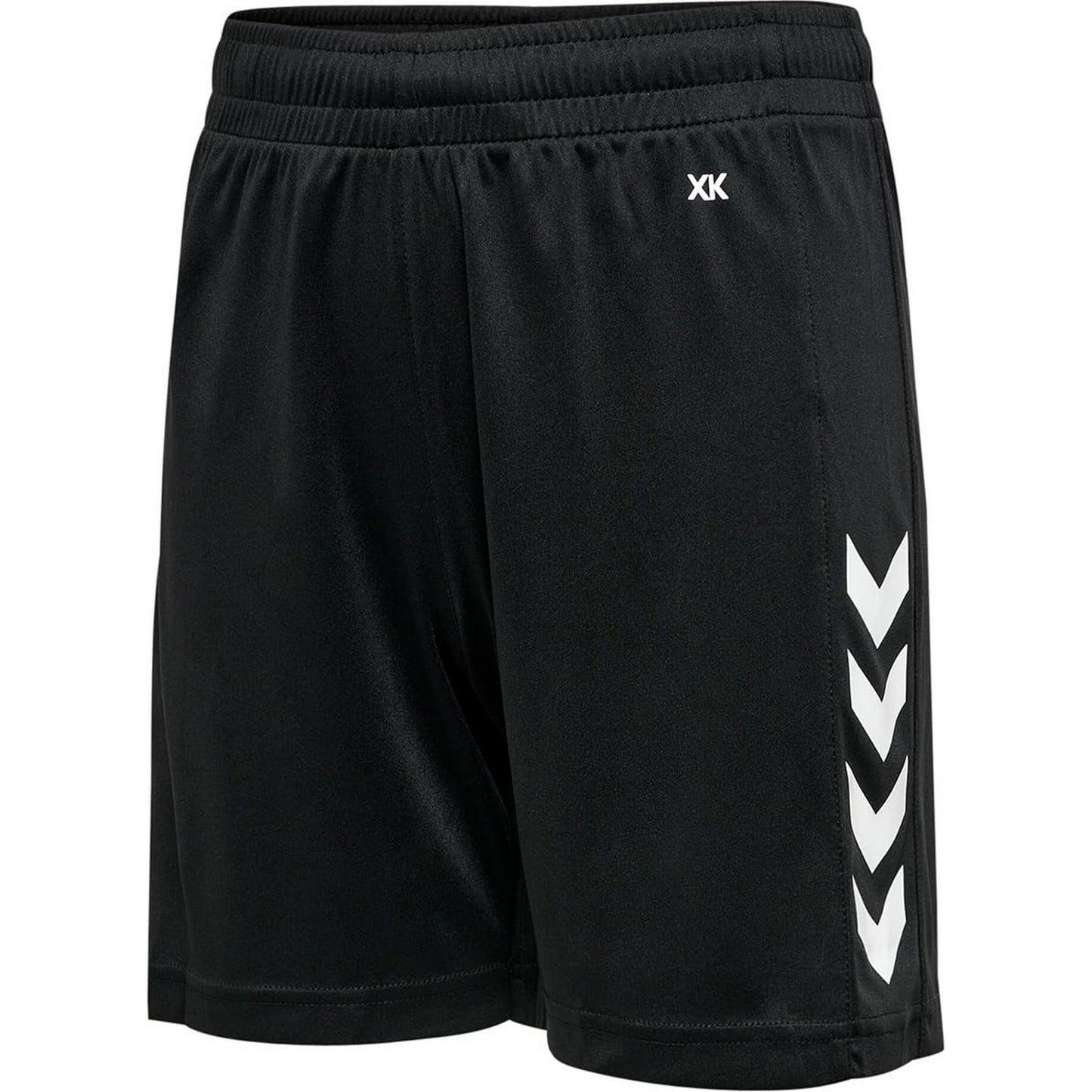 Black - Side - Hummel Unisex Adult Logo Shorts