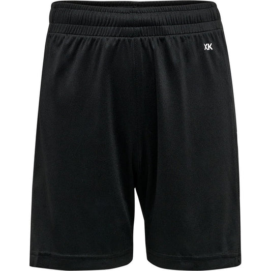 Black - Front - Hummel Unisex Adult Logo Shorts