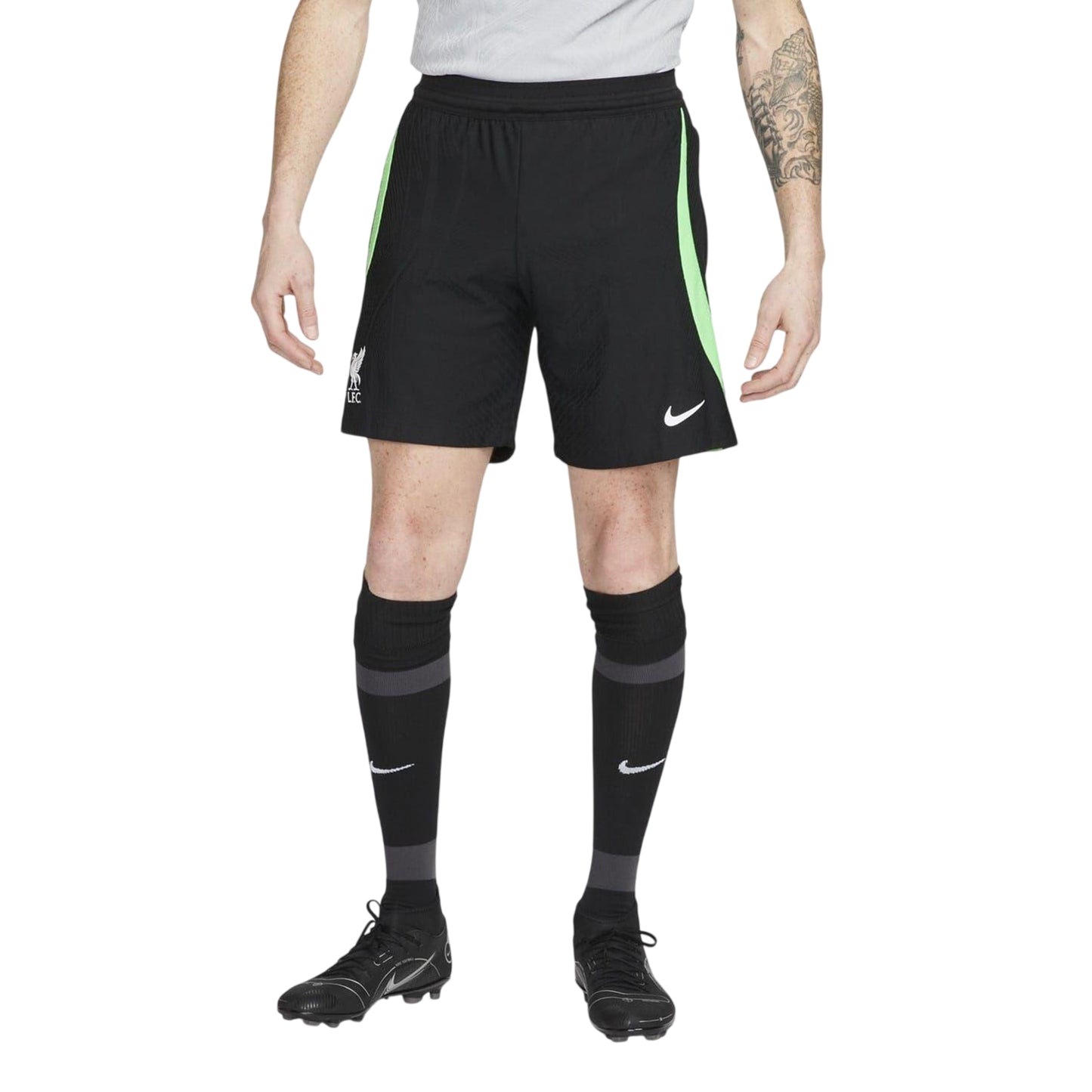 Black-Green - Side - Nike Mens Strike Liverpool FC Football Shorts