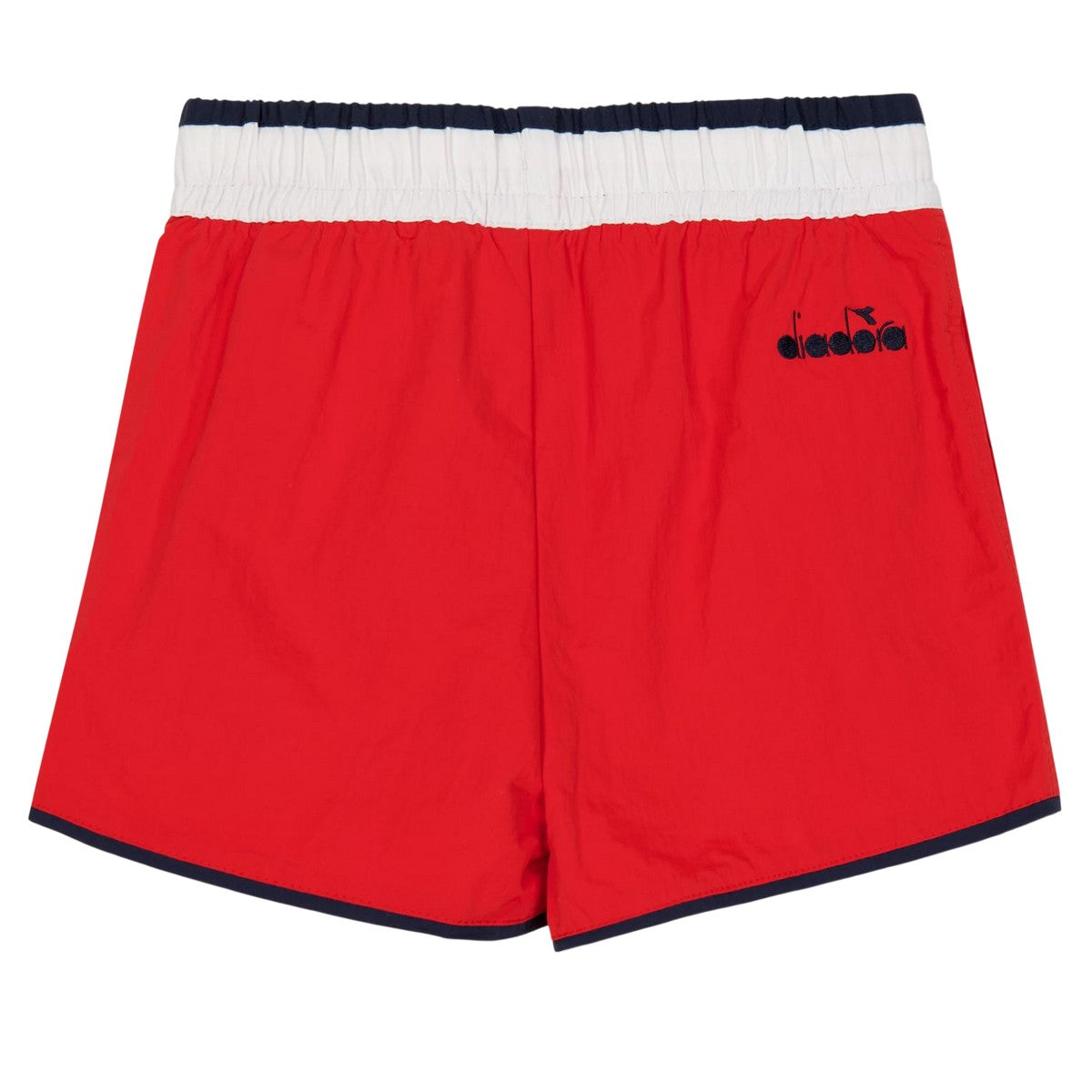 Red - Back - Diadora Childrens-Kids Ju.beach Fregio Swim Shorts
