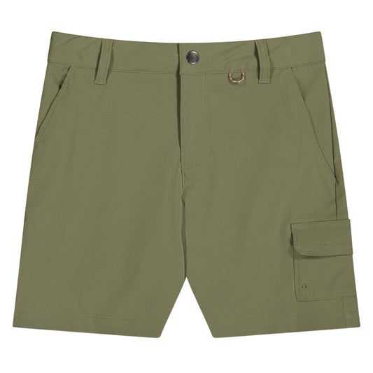 Stone Green - Front - Columbia Mens Cargo Shorts