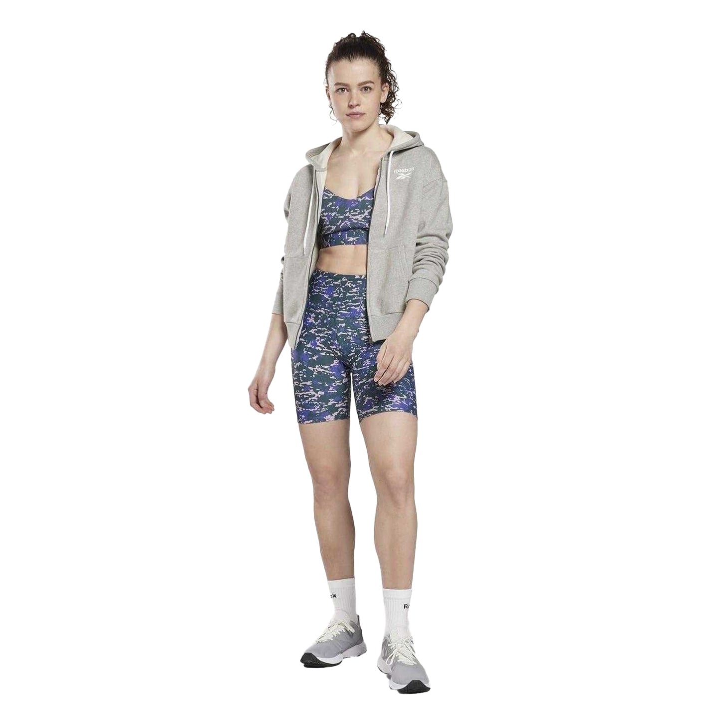 Forest Green - Pack Shot - Reebok Womens-Ladies Active Cycling Shorts