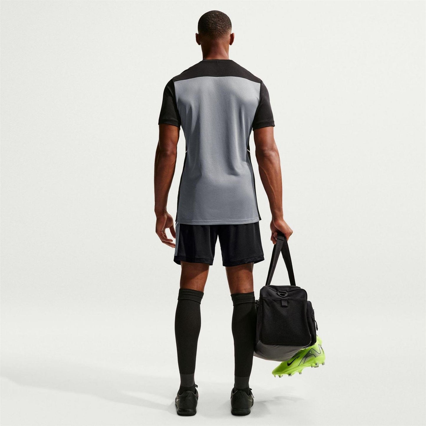 Black-Cool Grey - Pack Shot - Nike Mens Academy Shorts