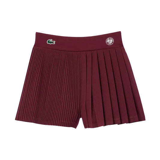 Purple - Front - Lacoste Womens-Ladies Roland Garros Edition Skort