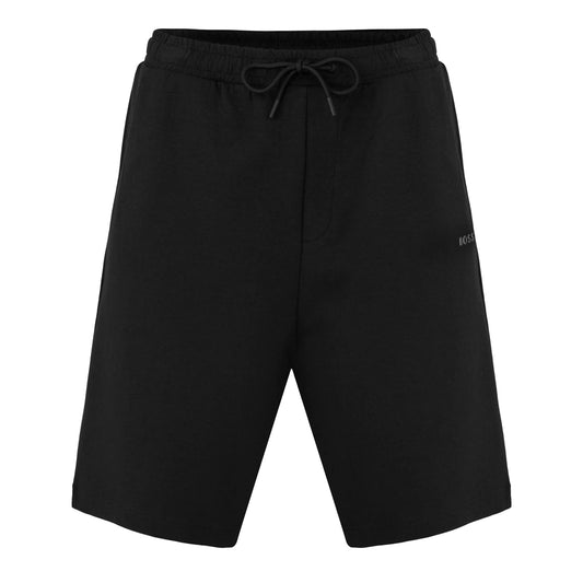 Black - Front - Boss Mens Drawstring Waist Sweat Shorts