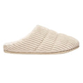 Ivory - Back - FitFlop Womens-Ladies Chrissie Corduroy Fleece Lined Slippers