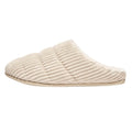 Ivory - Side - FitFlop Womens-Ladies Chrissie Corduroy Fleece Lined Slippers