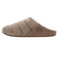 Mink - Lifestyle - FitFlop Womens-Ladies Chrissie Corduroy Fleece Lined Slippers
