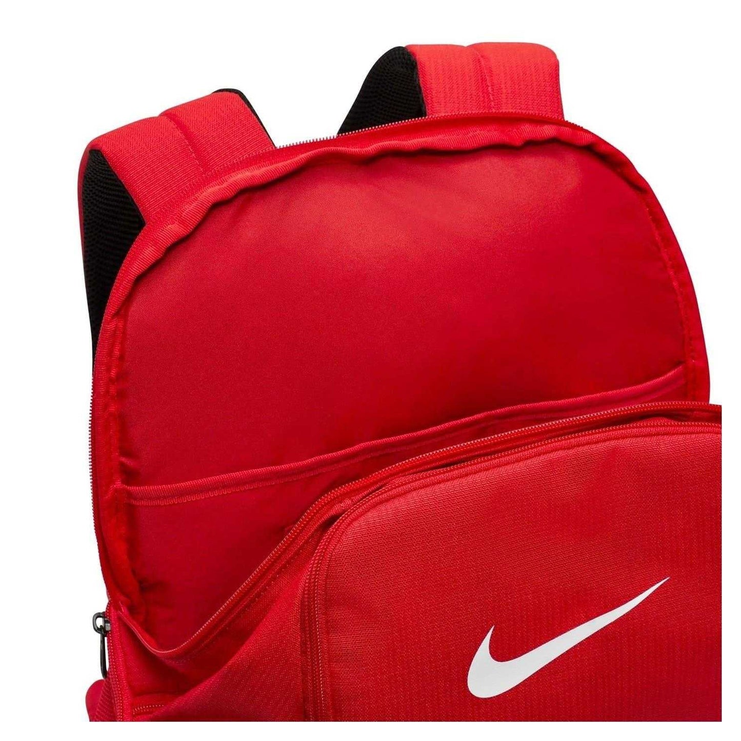 Uni Red-Black-White - Pack Shot - Nike Unisex Adult Brasilia Logo Backpack