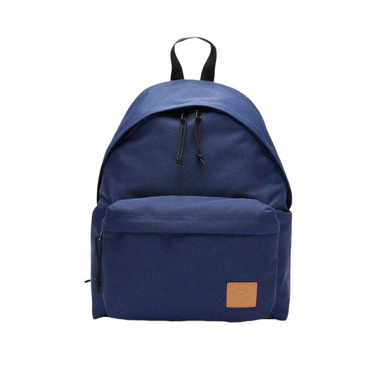 Navy - Front - Lacoste Patch Backpack