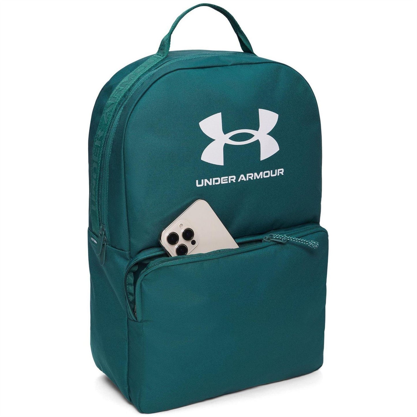 Green-White - Pack Shot - Under Armour Unisex Adult Essential Backpack