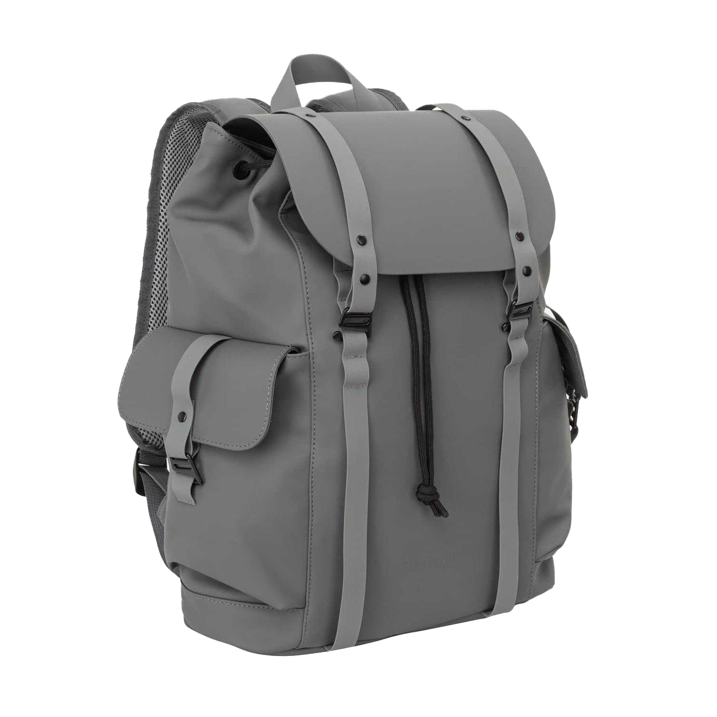Dark Grey - Side - Firetrap Matte Backpack