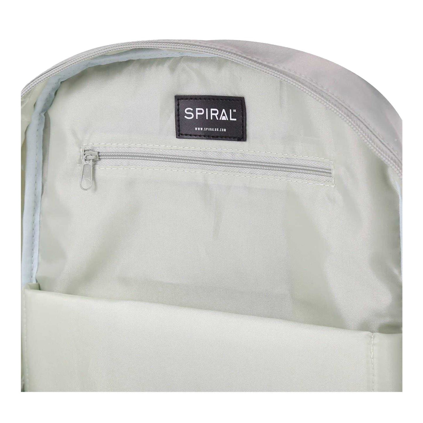 Mint - Side - Spiral Monti Logo School Backpack