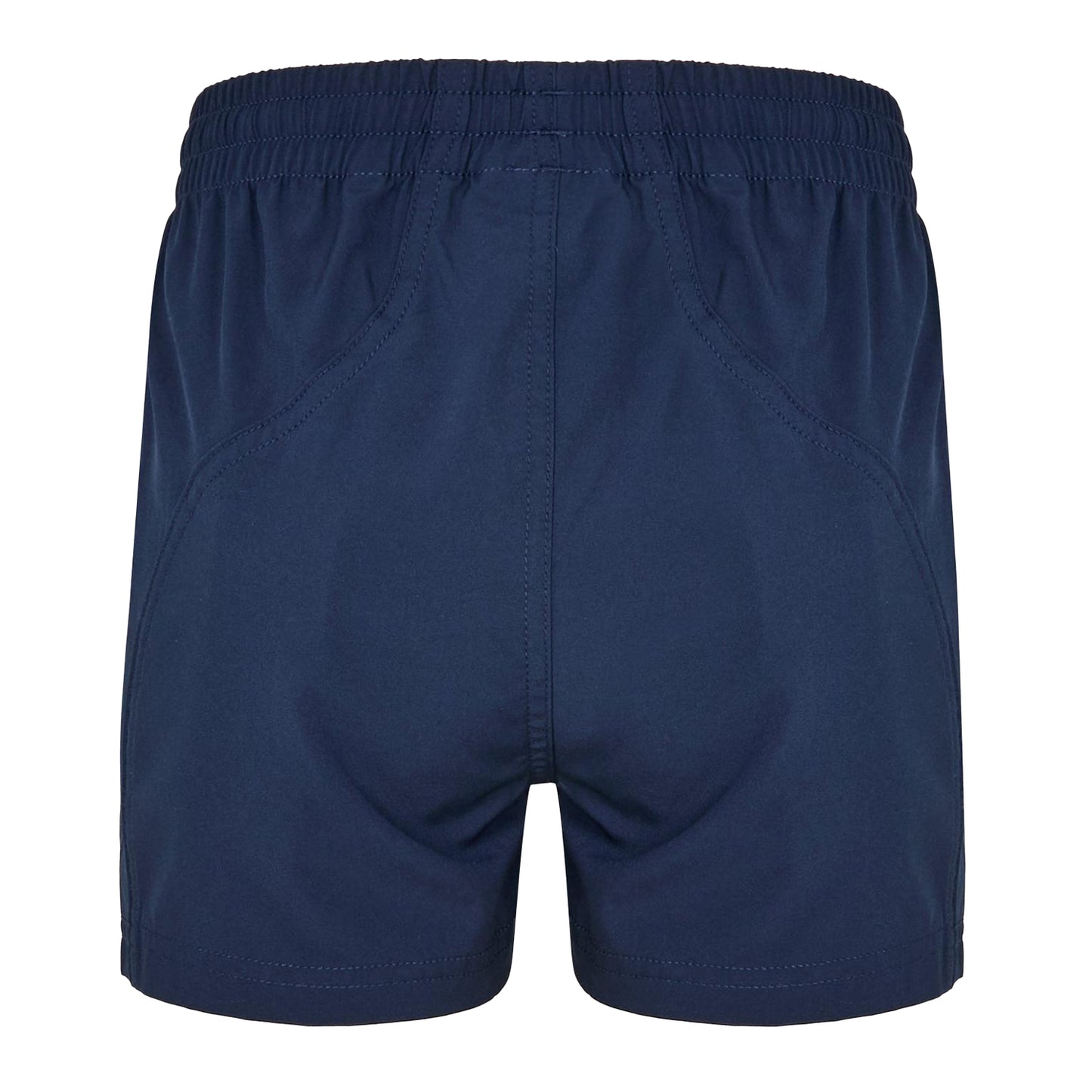 Navy - Back - Mizuno Boys Running Shorts