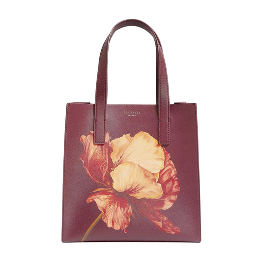 Wine - Front - Ted Baker Shimina Floral Tote Bag