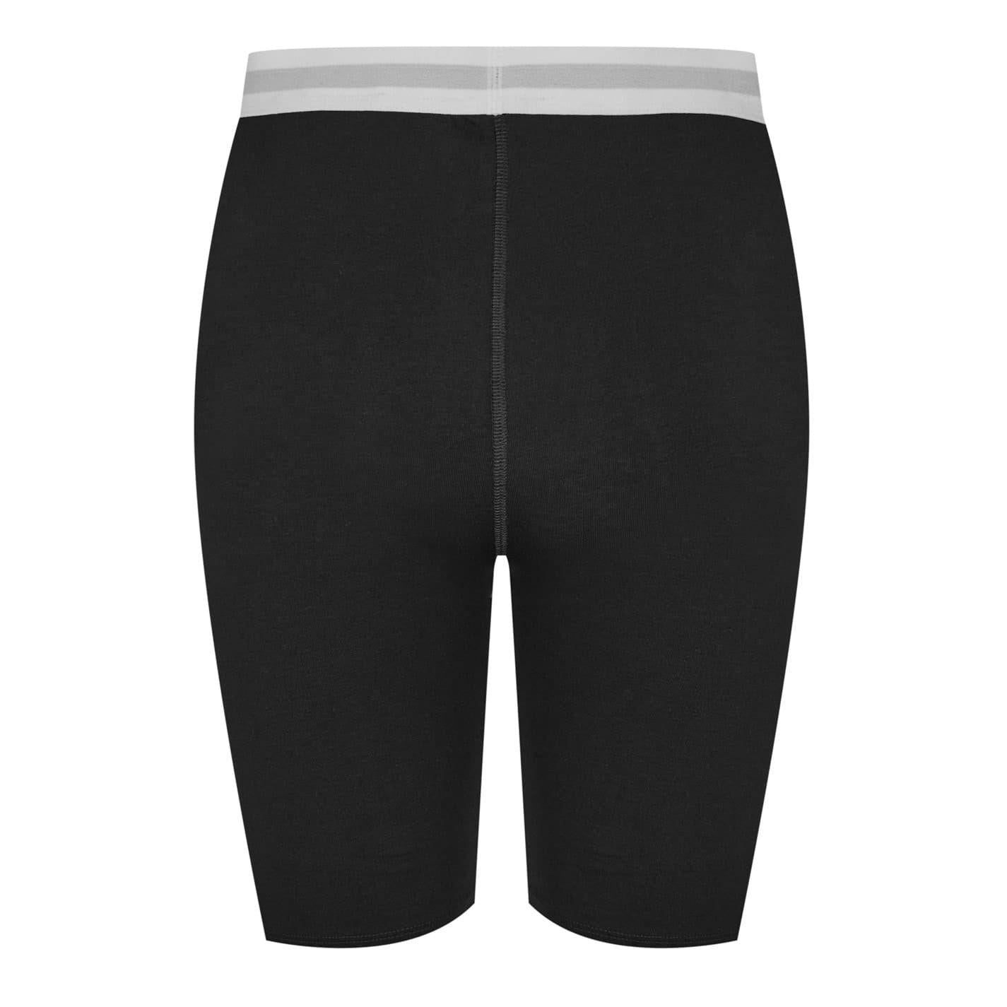 Black - Front - Jack Wills Womens-Ladies Slim Cycling Shorts