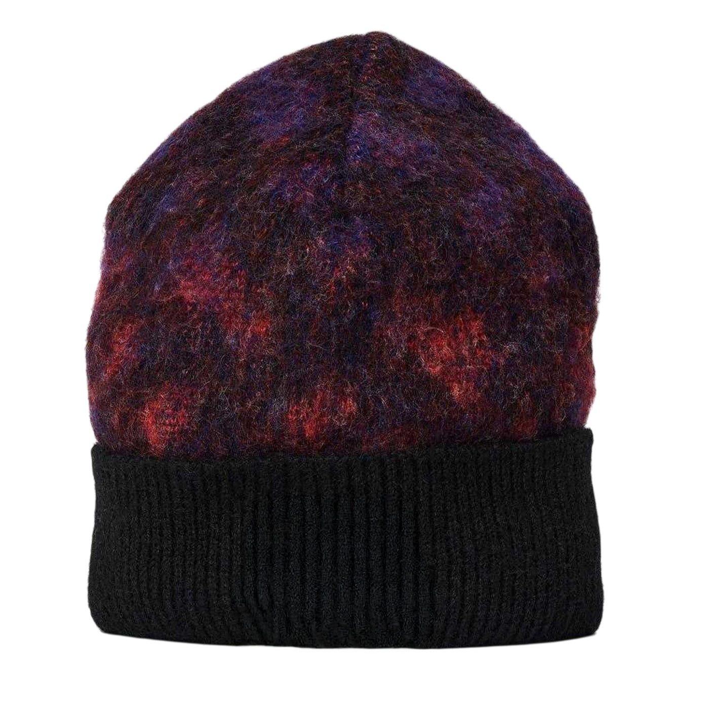 Black - Back - Boss Unisex Adult Miracolo Ribbed Beanie