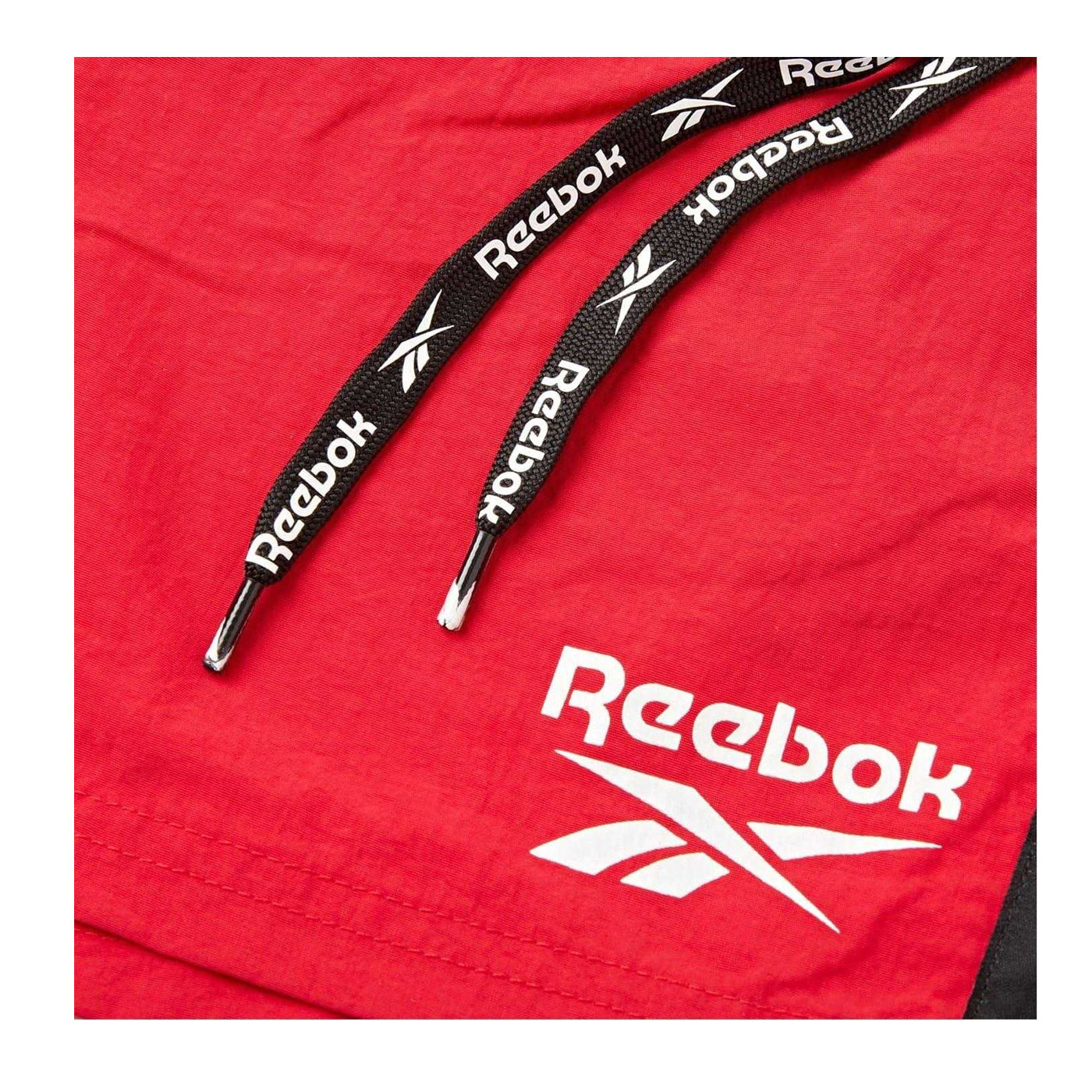 Red - Pack Shot - Reebok Mens Regular Swim Shorts