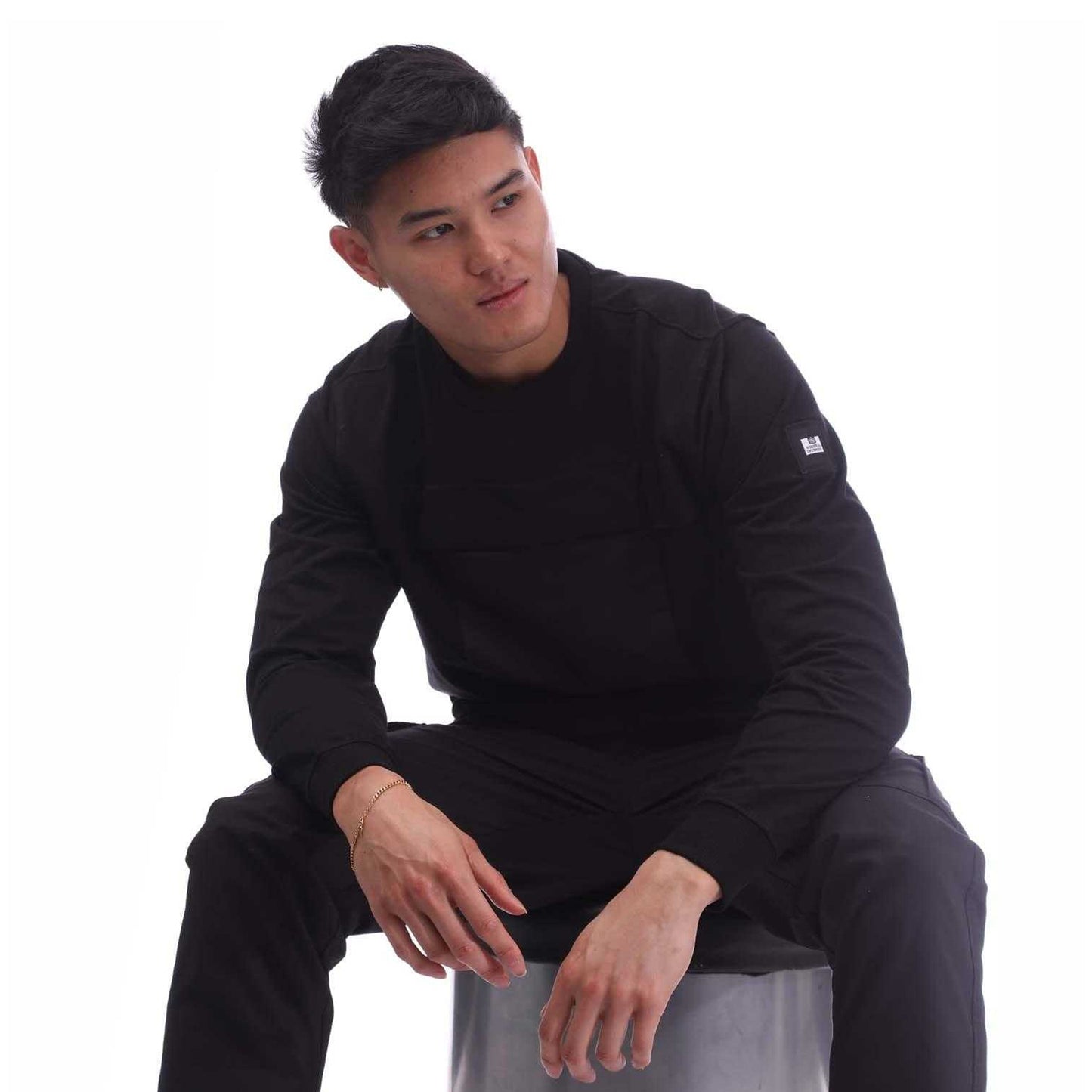 Black - Lifestyle - Weekend Offender Mens Prospect Park Sweatshirt