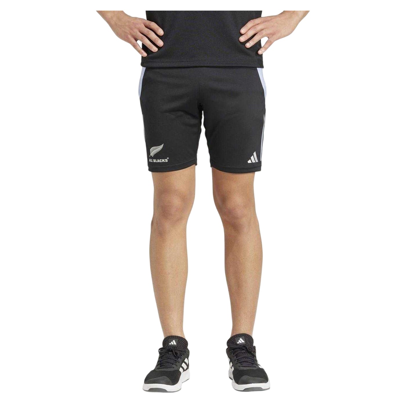 Black-Blue - Lifestyle - Adidas Unisex Adult Recycled Polyester New Zealand All Blacks Shorts