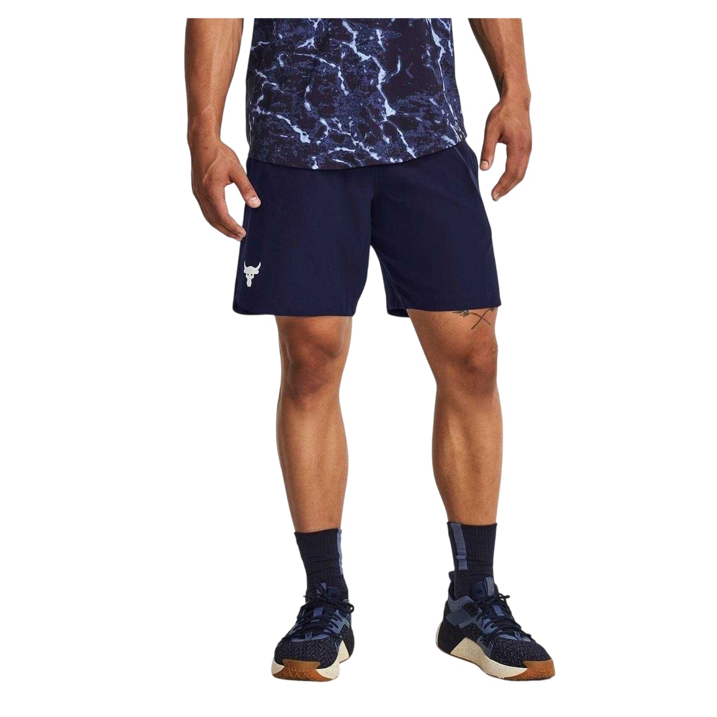 Blue - Lifestyle - Under Armour Mens Project Rock Workout Shorts