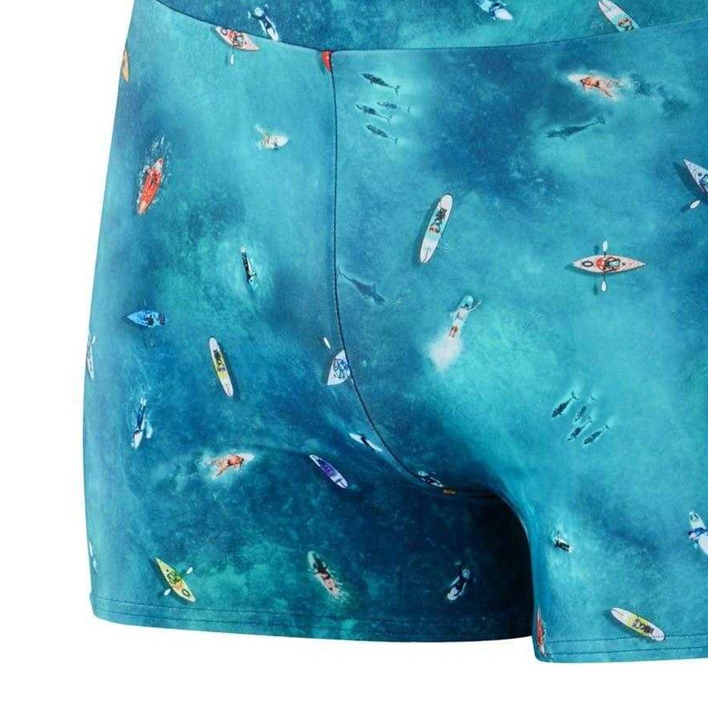 Blue Print - Back - Speedo Mens Escape Swim Shorts