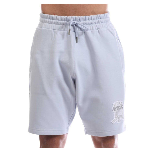 Sky Blue - Front - Avirex Mens Fleece Sweat Shorts