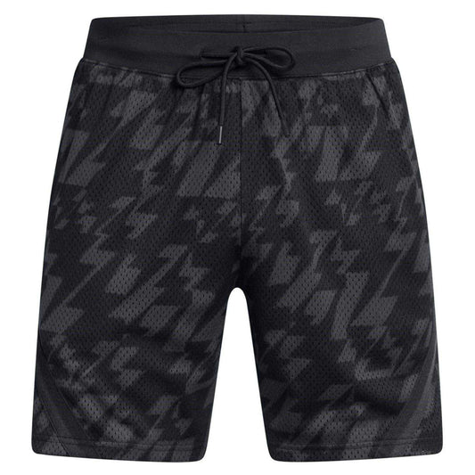 Black-Grey - Front - Under Armour Unisex Adult Curry Shorts