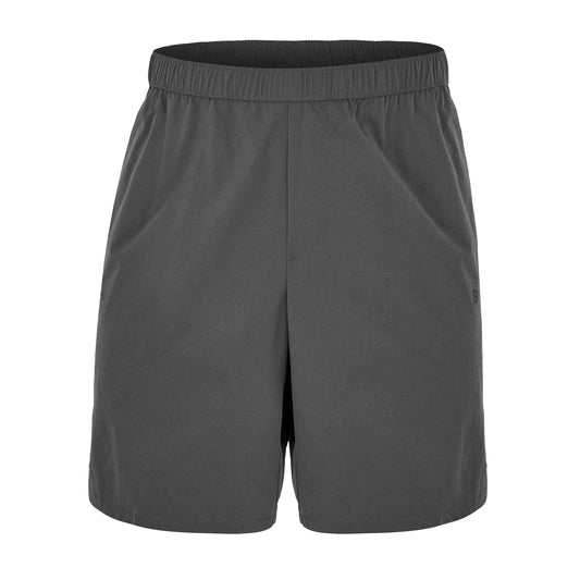 Grey - Front - Boss Mens Active Elasticated Waist Workout Shorts