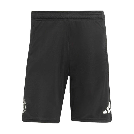 Black - Front - Adidas Mens 2025-2026 Manchester United FC Training Shorts