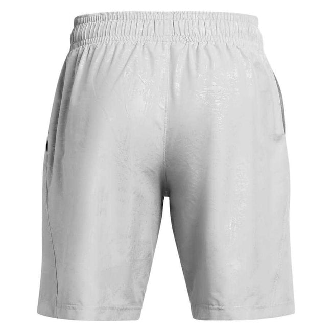 Grey - Back - Under Armour Mens Tech Woven Embossed Shorts