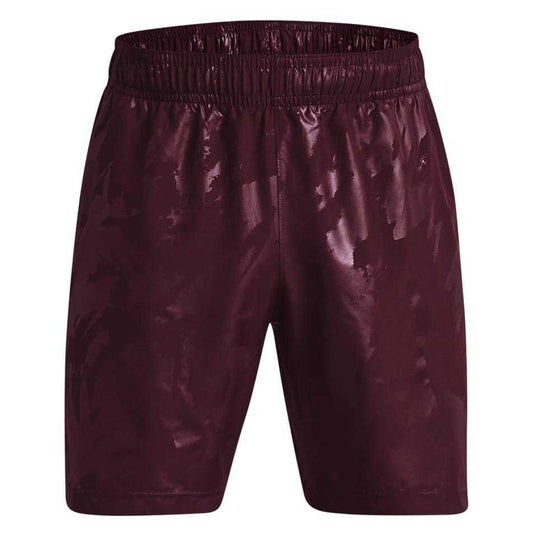 Black - Front - Under Armour Mens Tech Woven Embossed Shorts