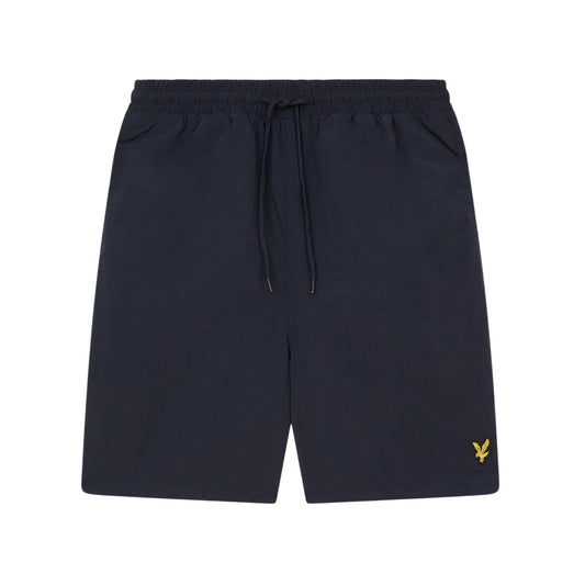 Dark Navy - Front - Lyle & Scott Mens Regular Swimming Swim Shorts