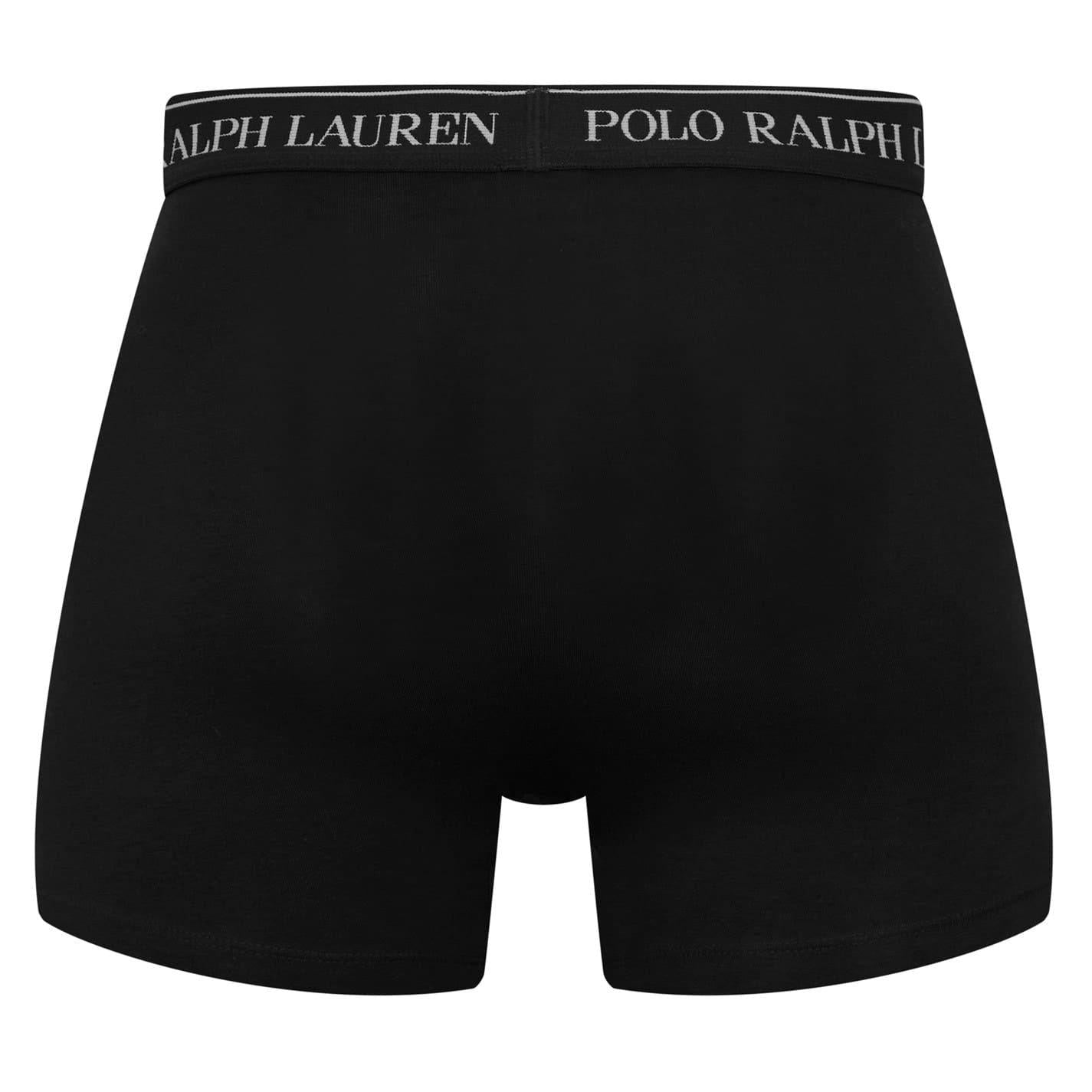Black - Pack Shot - Ralph Lauren Mens Boxer Shorts (Pack of 3)