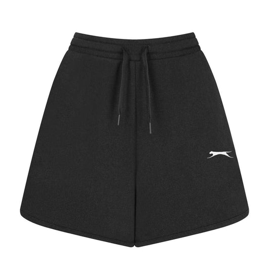 Black - Front - Slazenger Womens-Ladies Lightweight Shorts