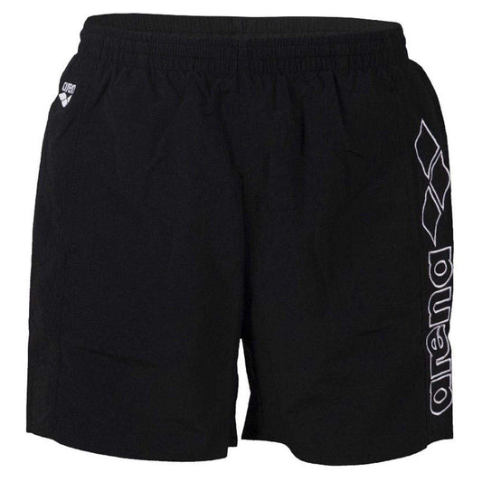Black-White - Front - Arena Mens Berry Swim Shorts