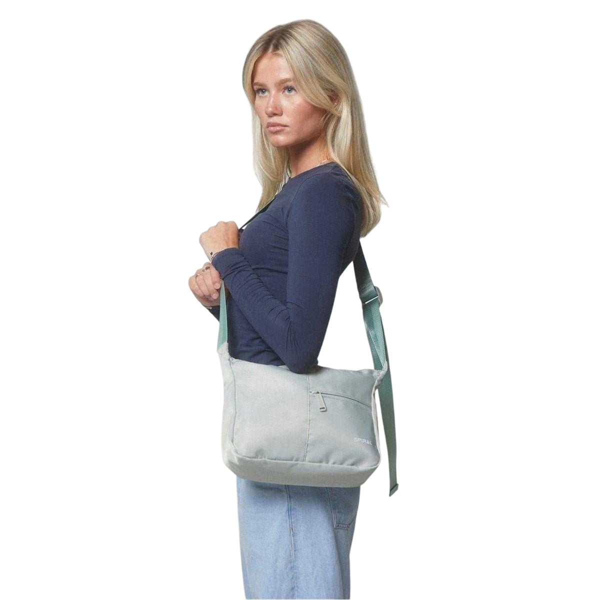 Mint - Side - Spiral Cali Crossbody Bag
