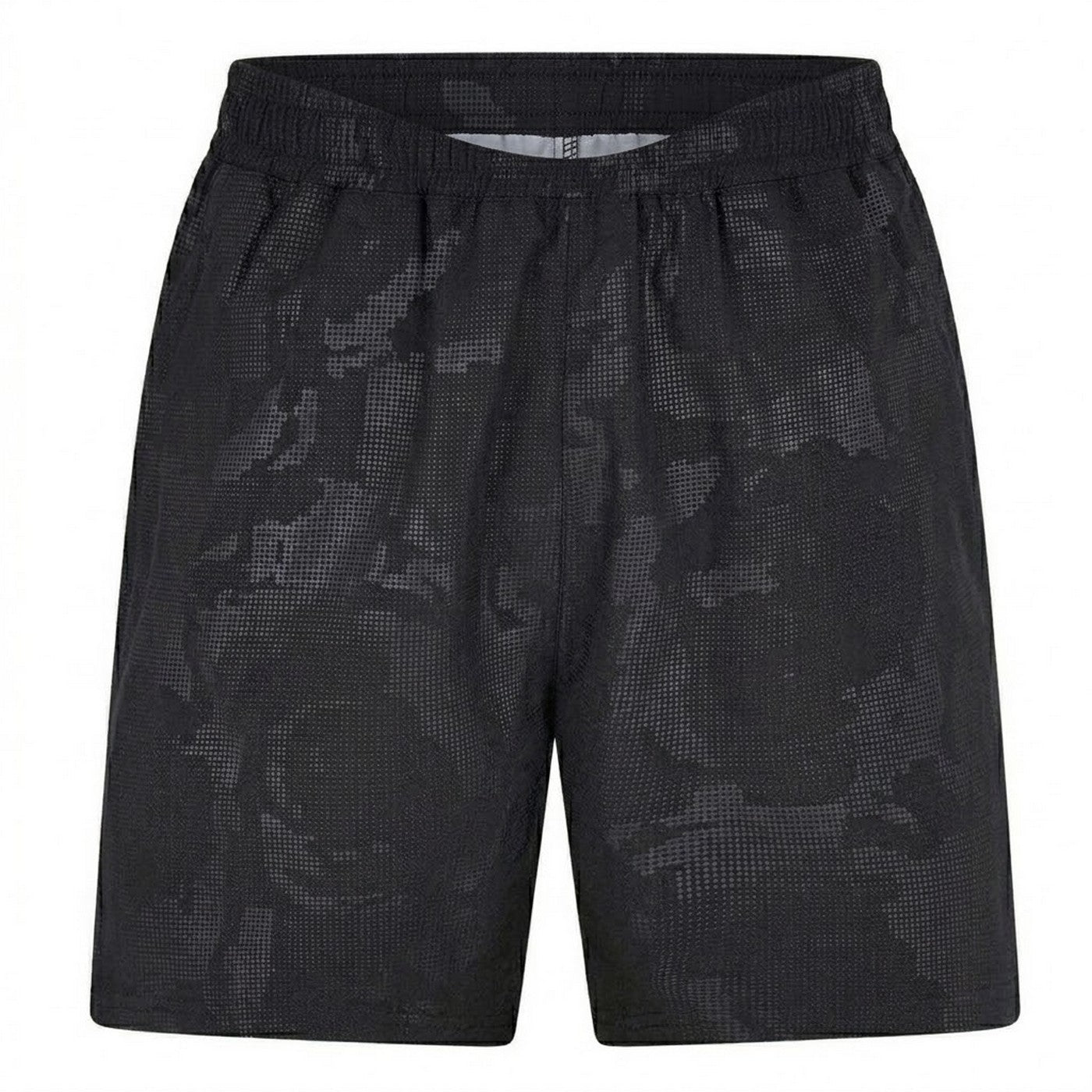 Black - Back - Gym King Mens Sport Shorts