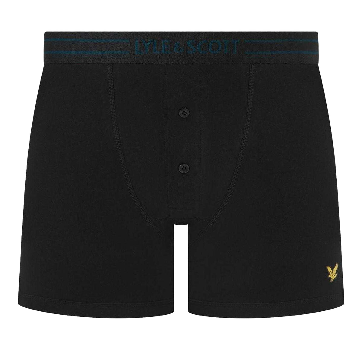 Black - Lifestyle - Lyle & Scott Mens Boxer Shorts (Pack of 3)