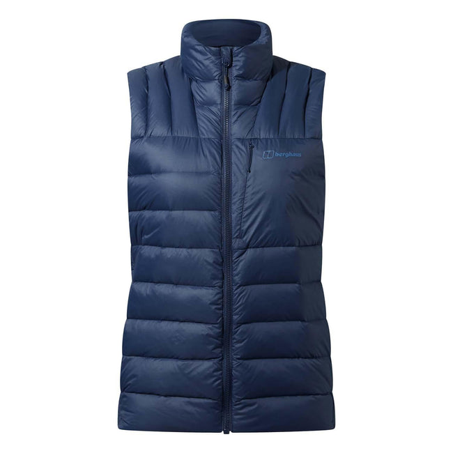Blue - Front - Berghaus Womens-Ladies Silksworth Down Insulated Gilet