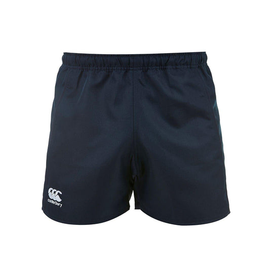 Navy - Front - Canterbury Mens Advantage Elasticated Waist Rugby Shorts