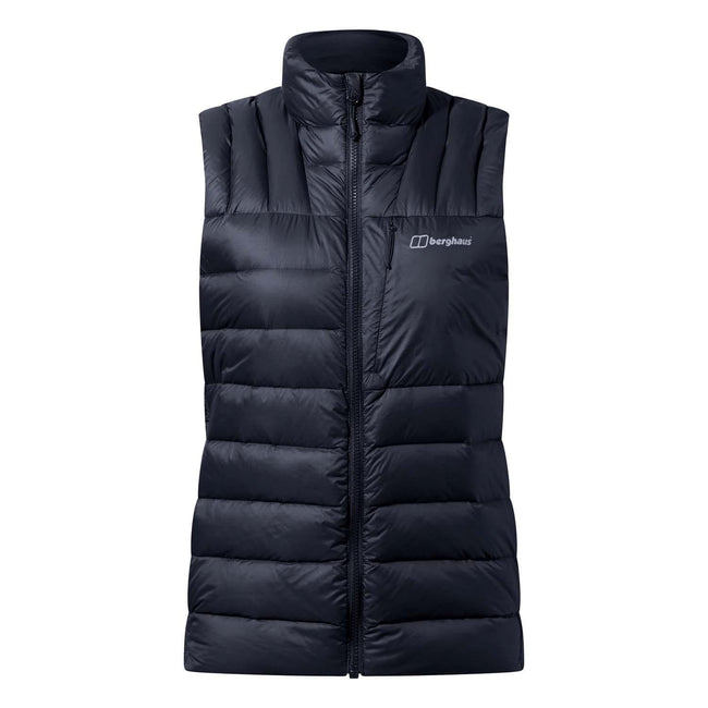 Black - Front - Berghaus Womens-Ladies Silksworth Down Insulated Gilet
